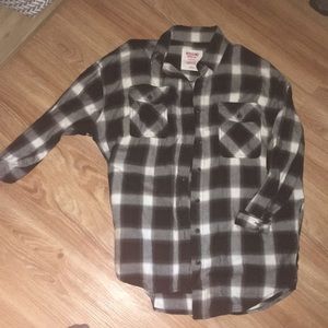Oversized flannel with pockets